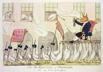 The Re-Electing of Reynard, or Fox the Pride of the Geese, 1783